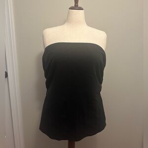 Boohoo brand black tube top​